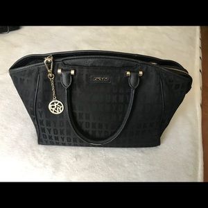 DKNY fabric and leather medium bag